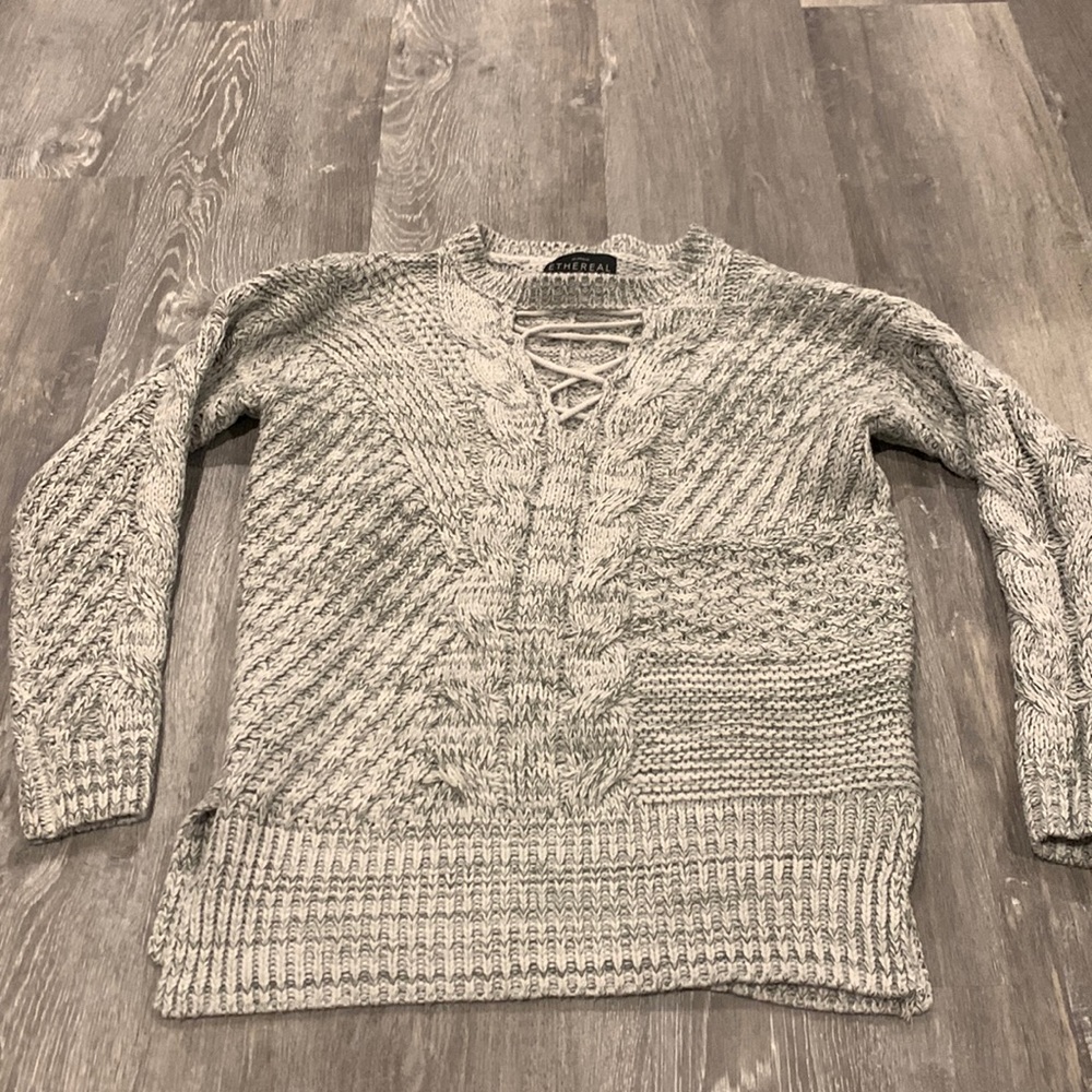 Chunky Neck Cut Out Sweater